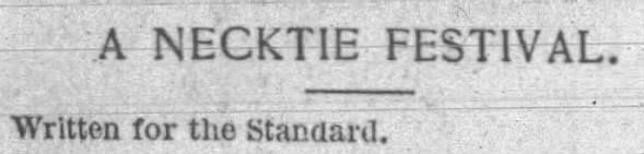 Clipping from The Anaconda Standard